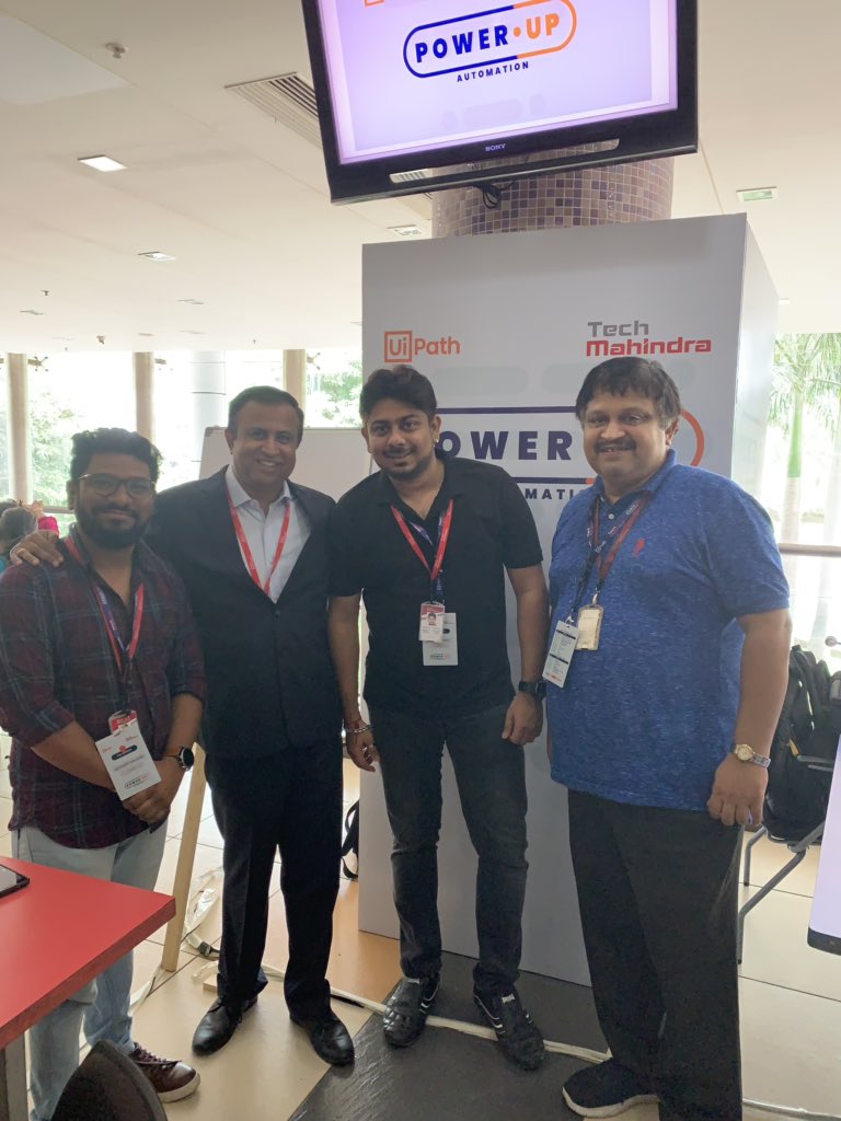 Shanmugasundarz's tweet image. #PowerUpAutomation at @tech_mahindra