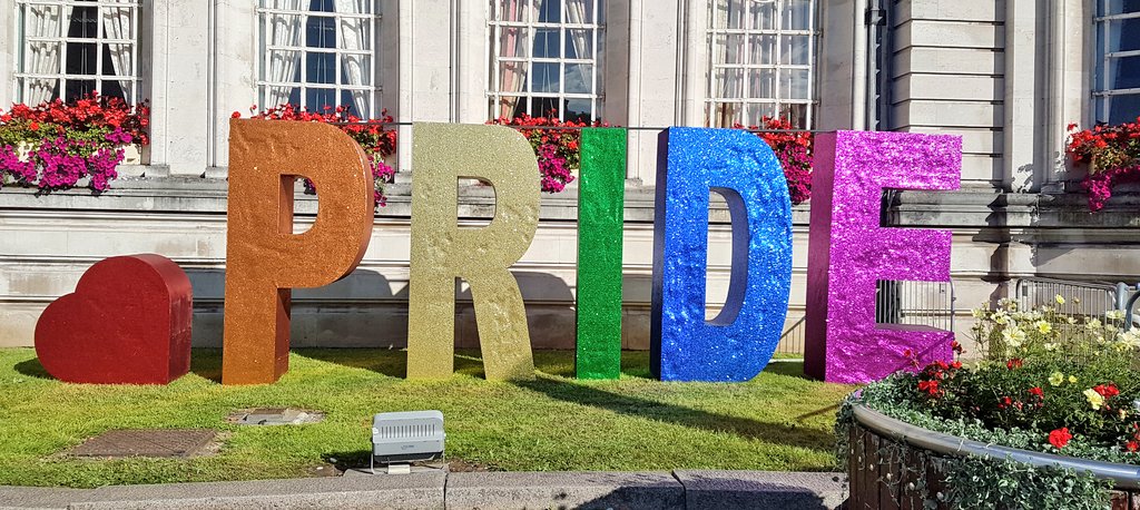 NCA_Embrace's tweet photo. What a fantastic event at @PrideCymru and an amazing atmosphere in #Cardiff. Proud to march with Policing colleagues from across the UK @LGBTpoliceuk @LGBTIpoliceScot Thanks to @lgbtpolicewales for hosting us all and making sure we were in the right place at the right time. https://t.co/S4UtaealMU