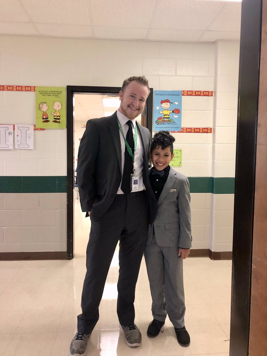 HFThunderbirds's tweet photo. “Mr. Christian, if I wear a suit tomorrow, will you?”  🌟 #5pointstar #BeKind #uniteandsoar https://t.co/yV0rdKYOaZ