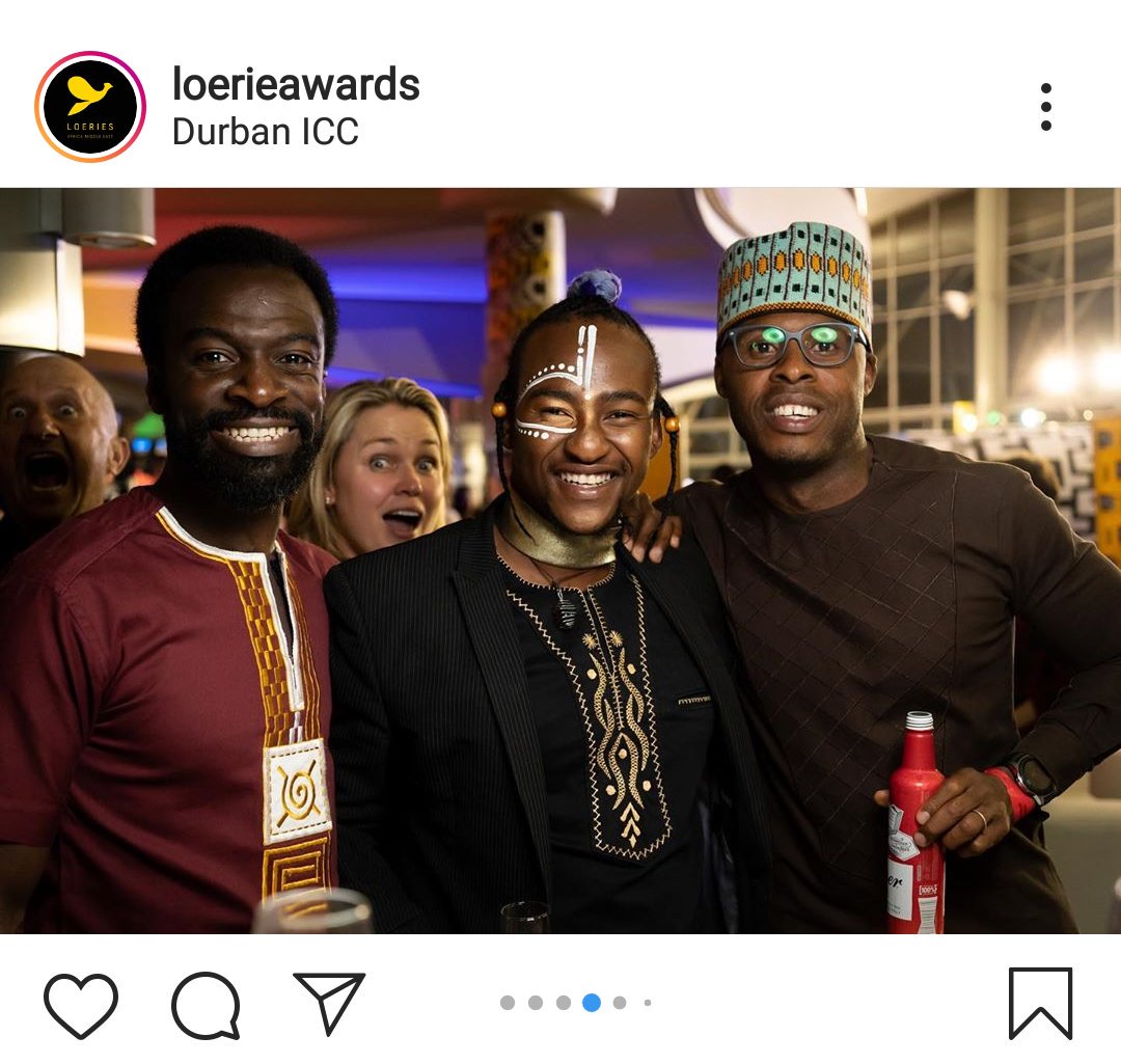 africanalientt's tweet photo. Re dese! Glory to God! #Loeries2019 #NBatLoeries #BrandSA https://t.co/EkKKt9hkP9