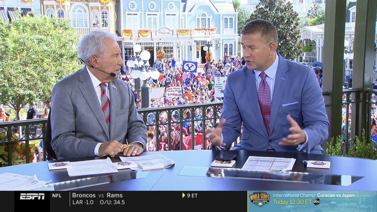 ColtronWeeks's tweet image. @Mitch_Harper @CriddleBenjamin   BYU getting some representation on college Gameday! #MagicHappens