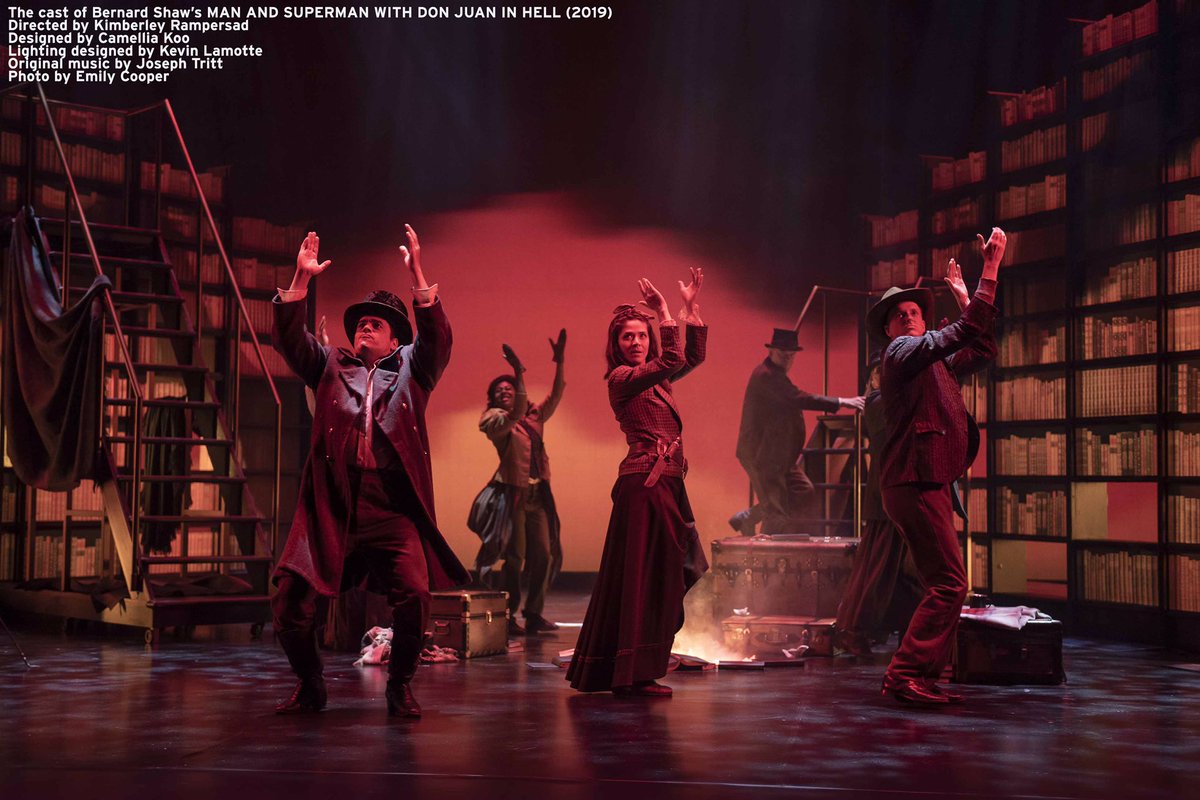 TimJenningsShaw's tweet photo. Happy opening to the company of Man and Superman (with Don Juan in Hell)! I am so grateful and excited for this!! @Kimmy_Rampersad! https://t.co/Q0GBFHbbg4