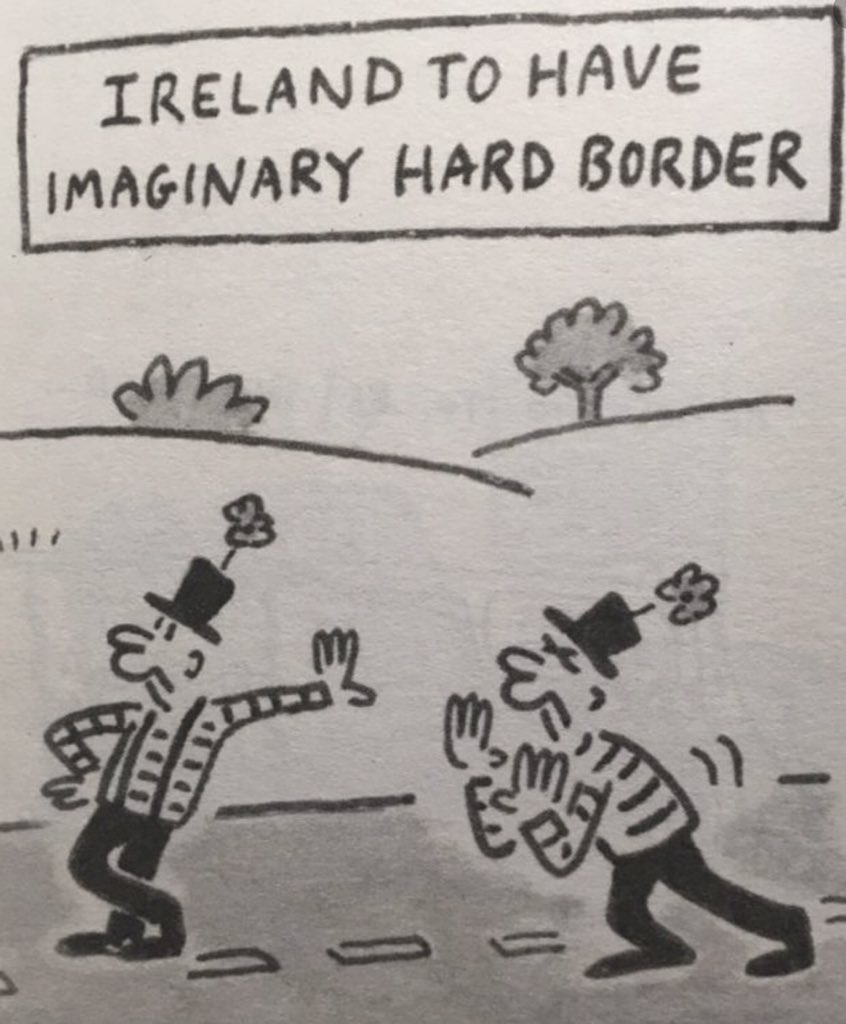 HousingITguy's tweet photo. @eucopresident @BorisJohnson Has Boris bonzo Johnson suggested this alternative backstop idea yet? Entertaining I am sure you might agree....
#Brexit #northernIrishBorder #ToryLiarsBrexitShambles https://t.co/1j8OJQubO4