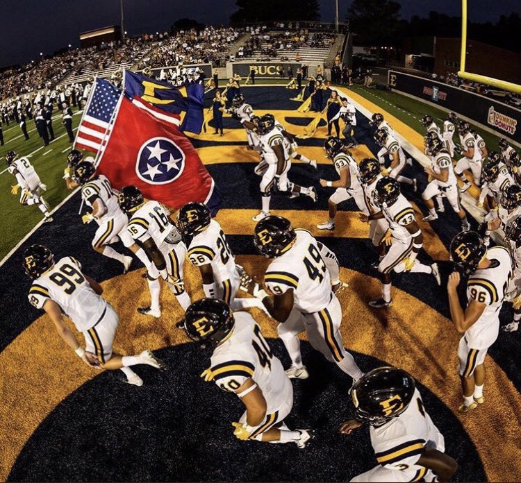 PuroDoug's tweet photo. 7 days!
#goingbacktoback
#SoContagious 
#FiretheCannon 
@ETSUFootball
@ETSUAthletics 
@ETSU__FOOTBALL_ 
@SoConJohn22 
#BuccaneerTailgateCove 
@MattMcGahey27 https://t.co/qW2XwGXAtw