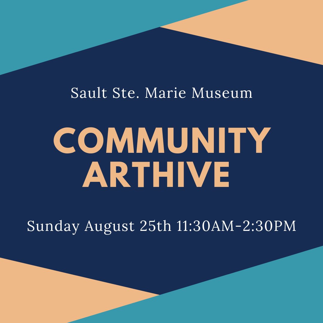 Join us for our last Community ArtHive of the summer!! Tomorrow from 11:30AM-2:30PM! #CommunityArtHive #SaultMuseumEvents #event #ssmmuseum #art #ssm
