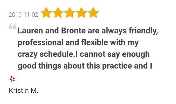 New 5.0-star Review: "Dr. Brad and staff are amazing. I was is in a car accident and my neck was a mess with...