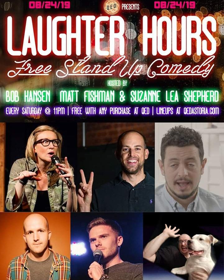 Everybody dance now! But later tonight it's Laughter Hours at @QEDAstoria in Astoria! 11pm. @ItsEvanWilliams @SelenaCoppock @Ron_Flem @lanceweiss #astoriafirstdate #thingstodoinastoria #astoriathingstodo #astoriaevents #astoriastandup #queenscomedy #astoriacomedy #NationalDogDay