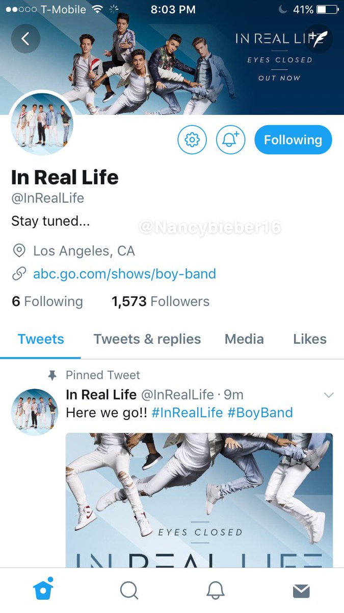 Nancybieber16's tweet photo. I can’t believe that it has already been 2 years?! I remember watching the show, watching each of you get announced as being part of the band. Oh how time flies! You guys have accomplished so much and I know you guys will accomplish so much more! Love you all 💛 #2YearsOfIRL https://t.co/OzVgKDdk0B