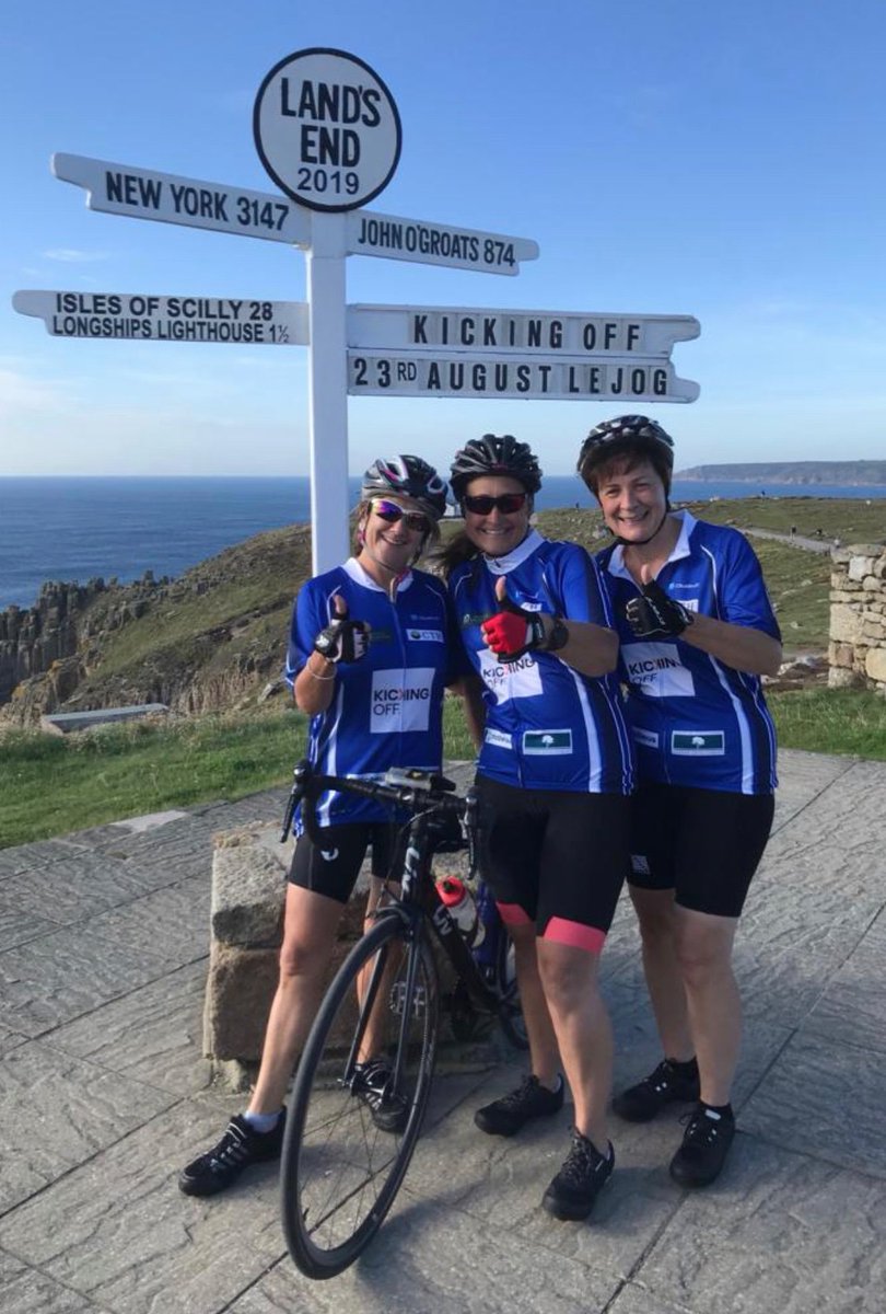 caroleccf's tweet photo. And we're (@Kicking_off_org) off...
Day 1 of 9, 100 miles of 900.
Wish us luck! ๐๐ดโโ๏ธ
#SadleSore #charity #LEJOG #bikeride #MoreThanJustAGame #Football #Netball #Donate #DoGood #MustBeMade #WeLoveIt #ChangeLives #SaveLives #FightMalaria #MalariaKills https://t.co/ktz8Sw0Z6V