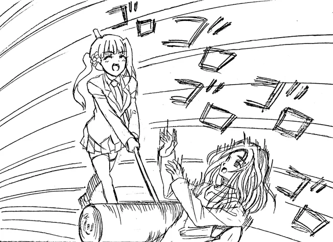 「カイさんひきますね〜!」
「サラさん…⁉︎」 