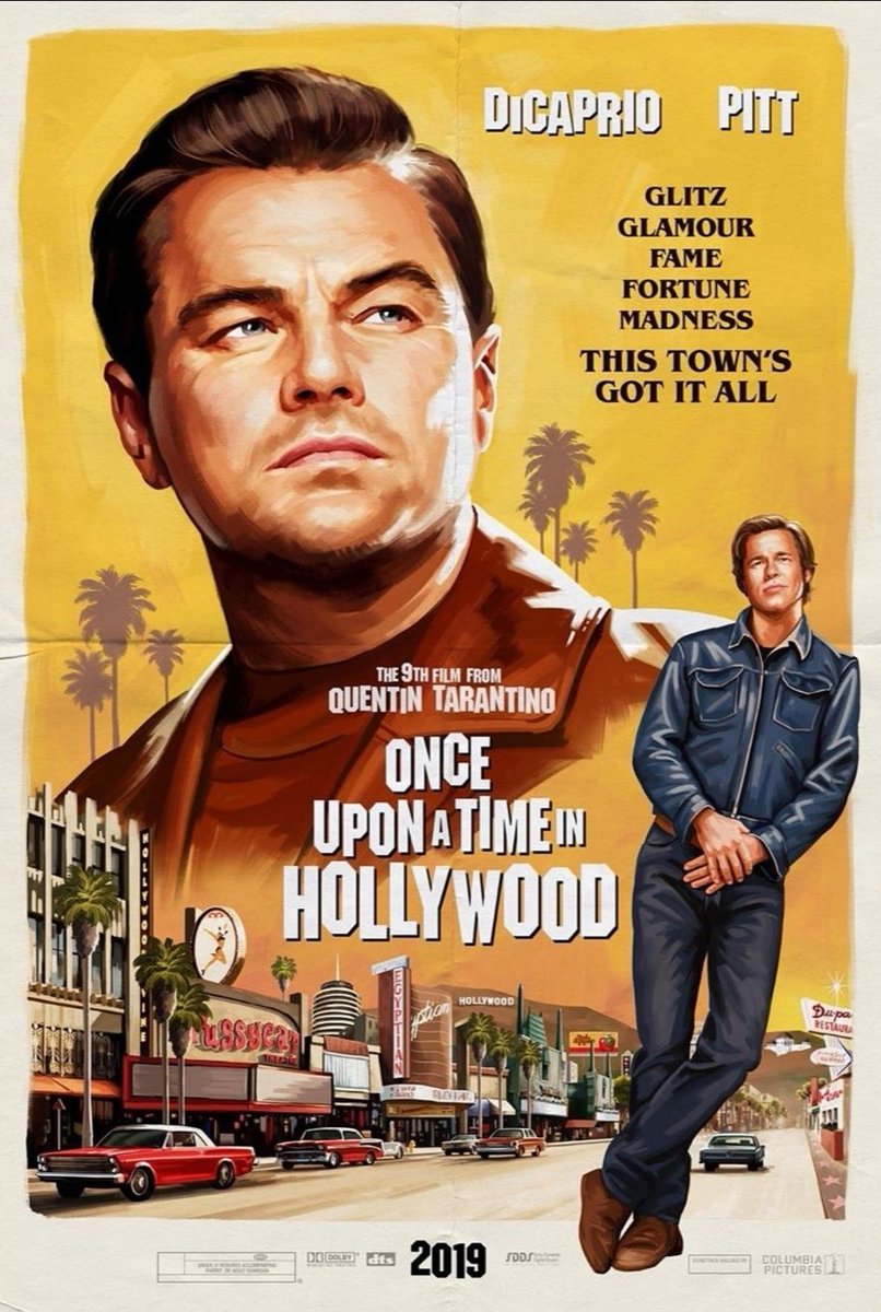 Great #OnceUponaTimeinHollywood poster by @allisonreimold 
#fanart