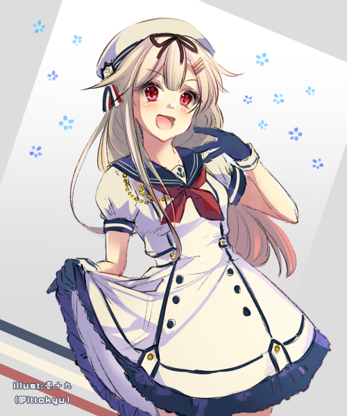 夕立(艦これ) 「#これを見た人は夕立ちゃんをTLに放流しよう 」|壱十九 / illustratorのイラスト