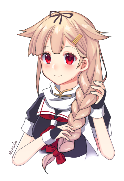 夕立(艦これ) 「#これを見た人は夕立ちゃんをTLに放流しよう 」|壱十九 / illustratorのイラスト