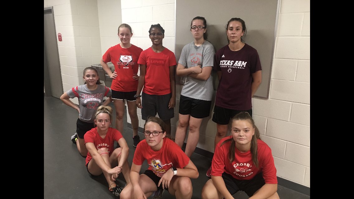 LadyCC_BBALL's tweet photo. Cannot tell you how proud I am of this crew! Asking that they put in extra work to get in shape and this is the response I am getting. Proud Coach this is going to be a great season! 
“Come go with Me” 
#GRIND https://t.co/0D4GxNoNWf