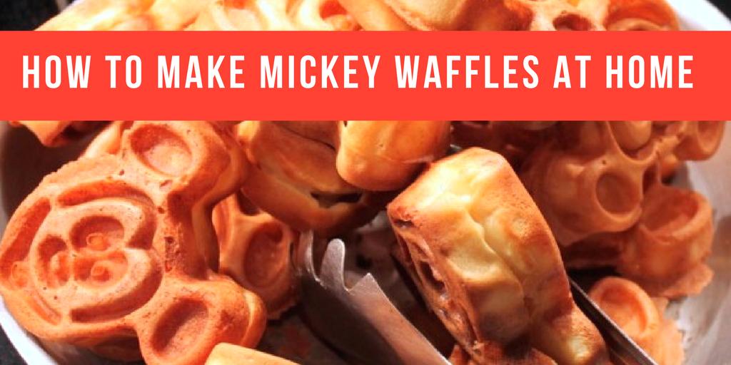 Disney Food Blog on Twitter "Learn How to Make Mickey Waffles at Home