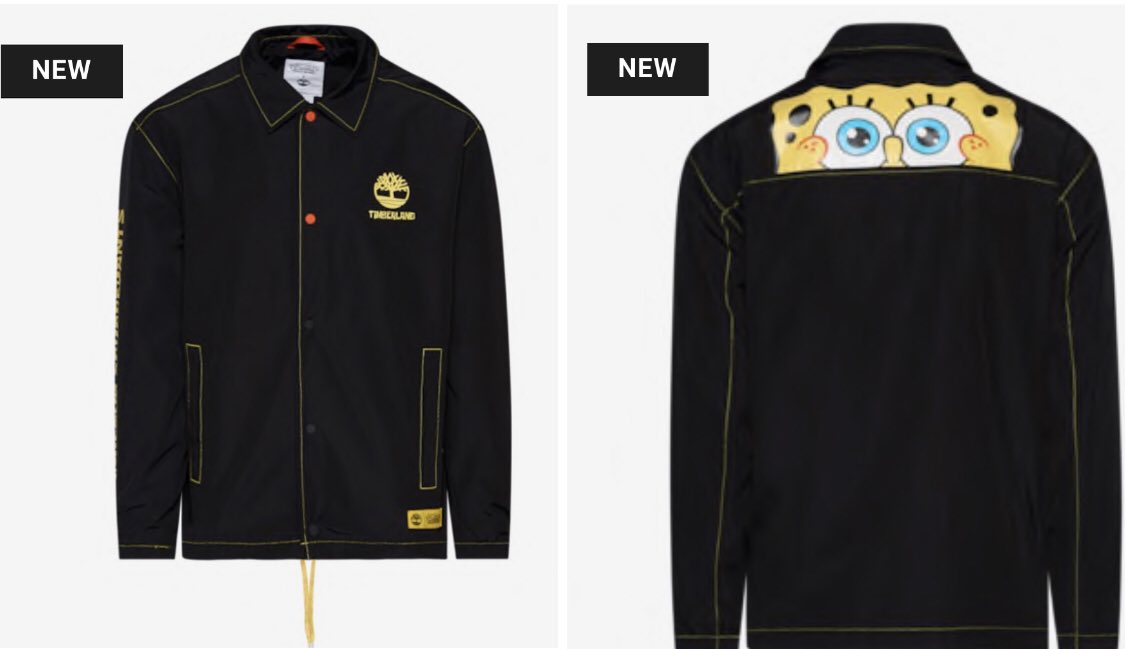 timberland spongebob jacket