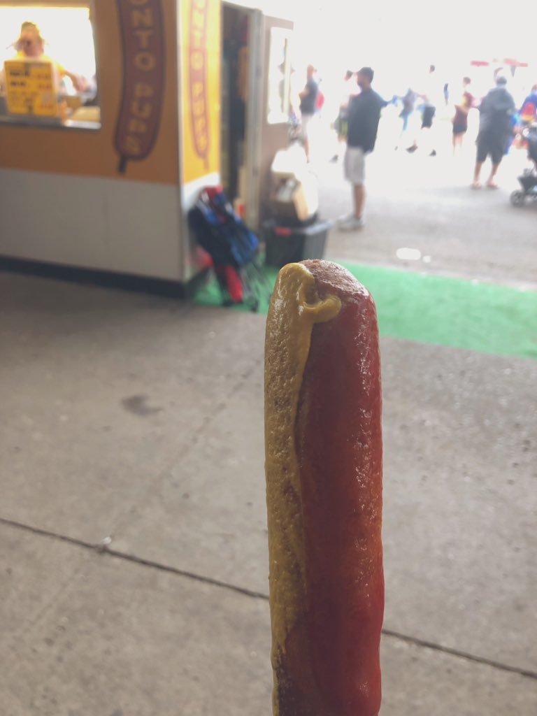 CocoHebbles's tweet photo. If #ProntoPups aren't a first stop you're doing the #mnstatefair wrong. https://t.co/A5jNc8J1Cy
