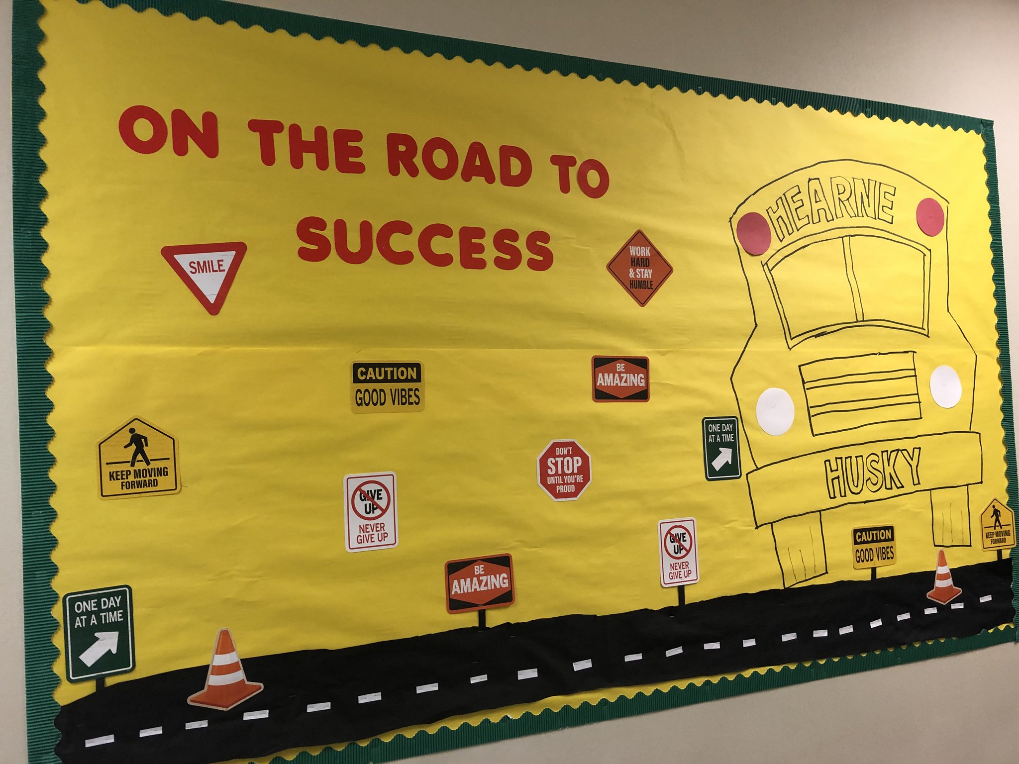 road-to-success-bulletin-board-ideas