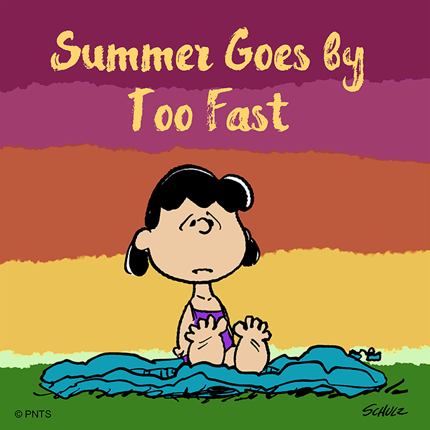 Snoopy's tweet photo. Why does Summer always go by so fast?! https://t.co/O8XYjcDEBF