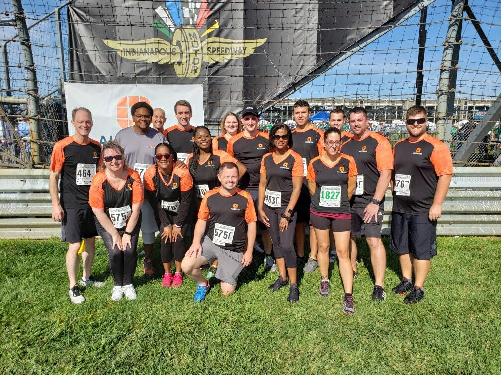 rrayburn22's tweet photo. Team @AllegionPlc #CEOSelfie! Great day for @IndSportsCorp #CorporateChallenege https://t.co/wxGBbKbpdF