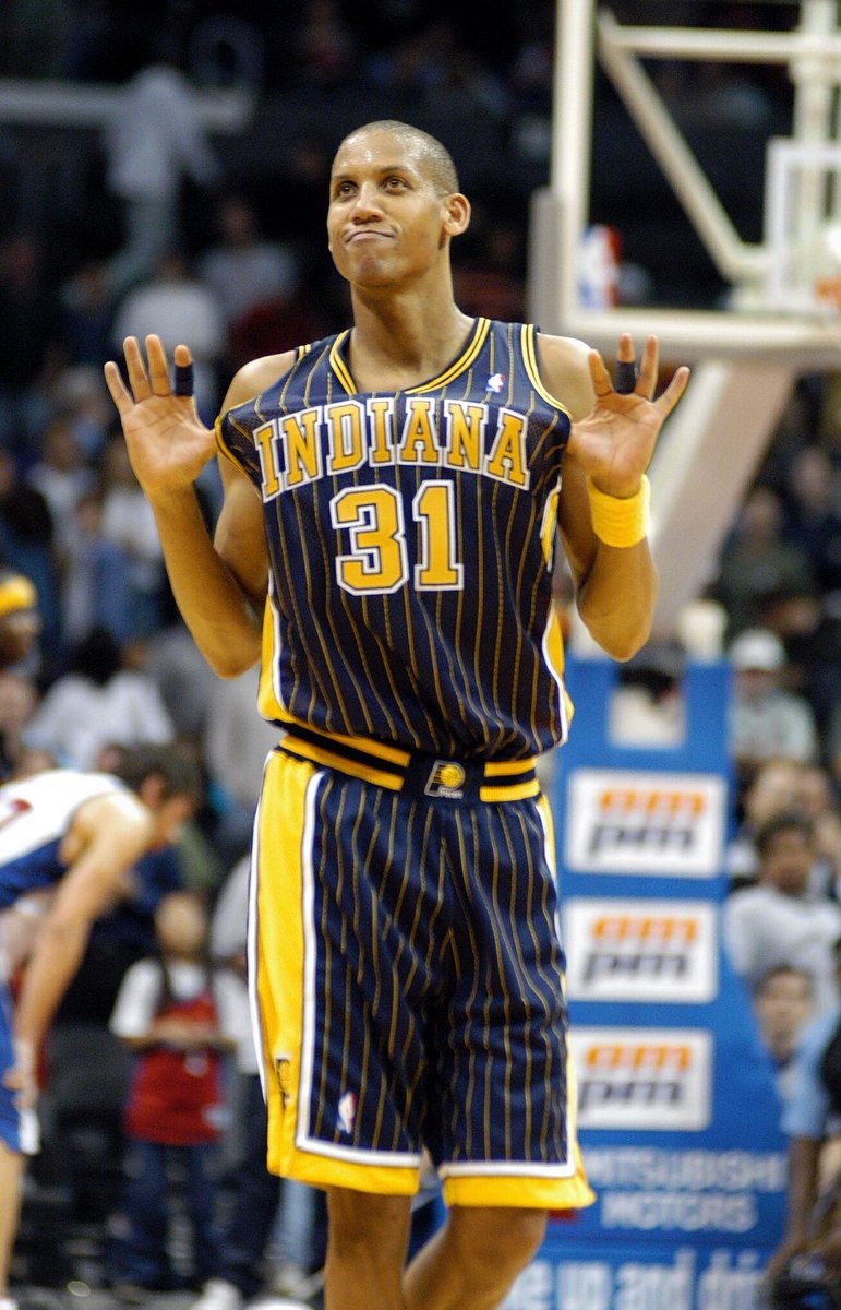 NBATV's tweet photo. - 5x All-Star
- 2,560 3PM (2nd in NBA history)
- Hall of Famer

Happy Birthday, @ReggieMillerTNT! https://t.co/rHEpGTboqb