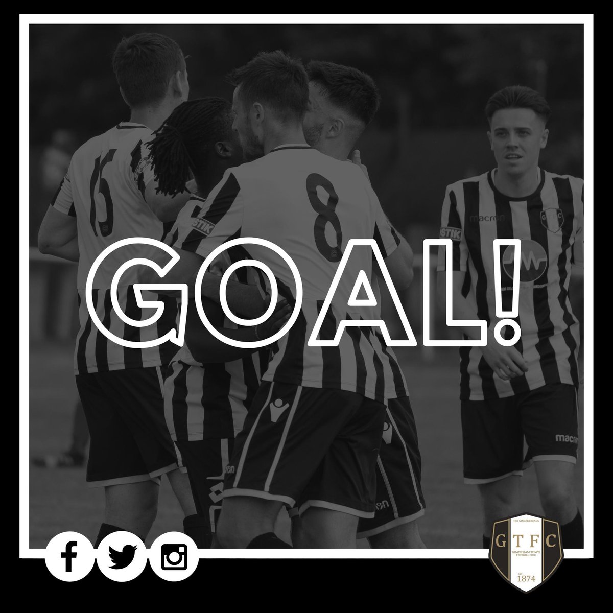 granthamtownfc's tweet photo. GOAL! Gregg Smith rises like a salmon at the back post and heads back across the Barton keeper. 1 up https://t.co/XYgxcFKZep