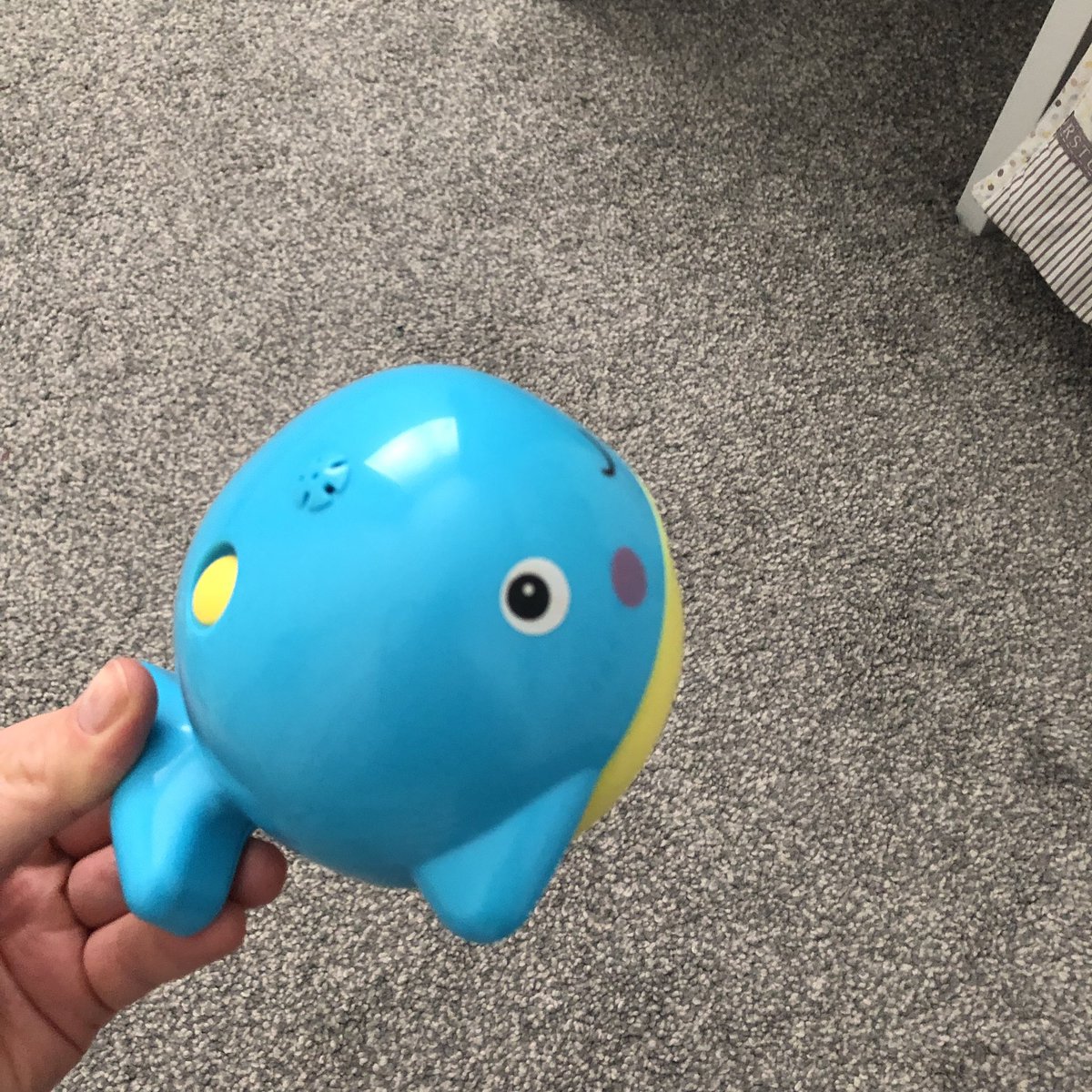 LittleMissNat25's tweet photo. @Tesco The whale is a Tesco product but I don’t have the packaging, the sit me up ring is by red kite so not Tesco branded but I still have the box and packing for that. It’s just gutting as little one loved them but can’t be used :( I have attached pictures of the items if that helps? https://t.co/qgnBz996xq