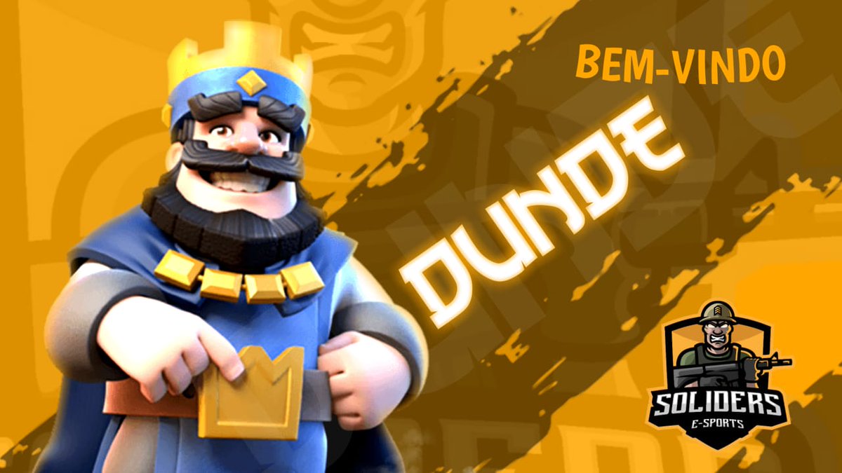 Hoje é dia de #anuncio,com muito orgulho anunciamos nosso novo player,Seja muito bem vindo <a href="/DundeOp/">Dundeop</a> ,que venha muitas vitórias 🖤💛
#GoSOLIDERS🖤💛
#GoSLD🖤💛
#ANUNCIO🔥