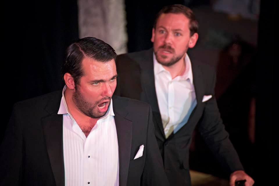 WilliamBranston's tweet photo. Here's the wonderful @TDHopkinson and I plotting our baddie business!Last chance to catch me as #Borachio in @NorthernOpera's #Muchadoaboutnothing tonight. https://t.co/9b5MKijMkB