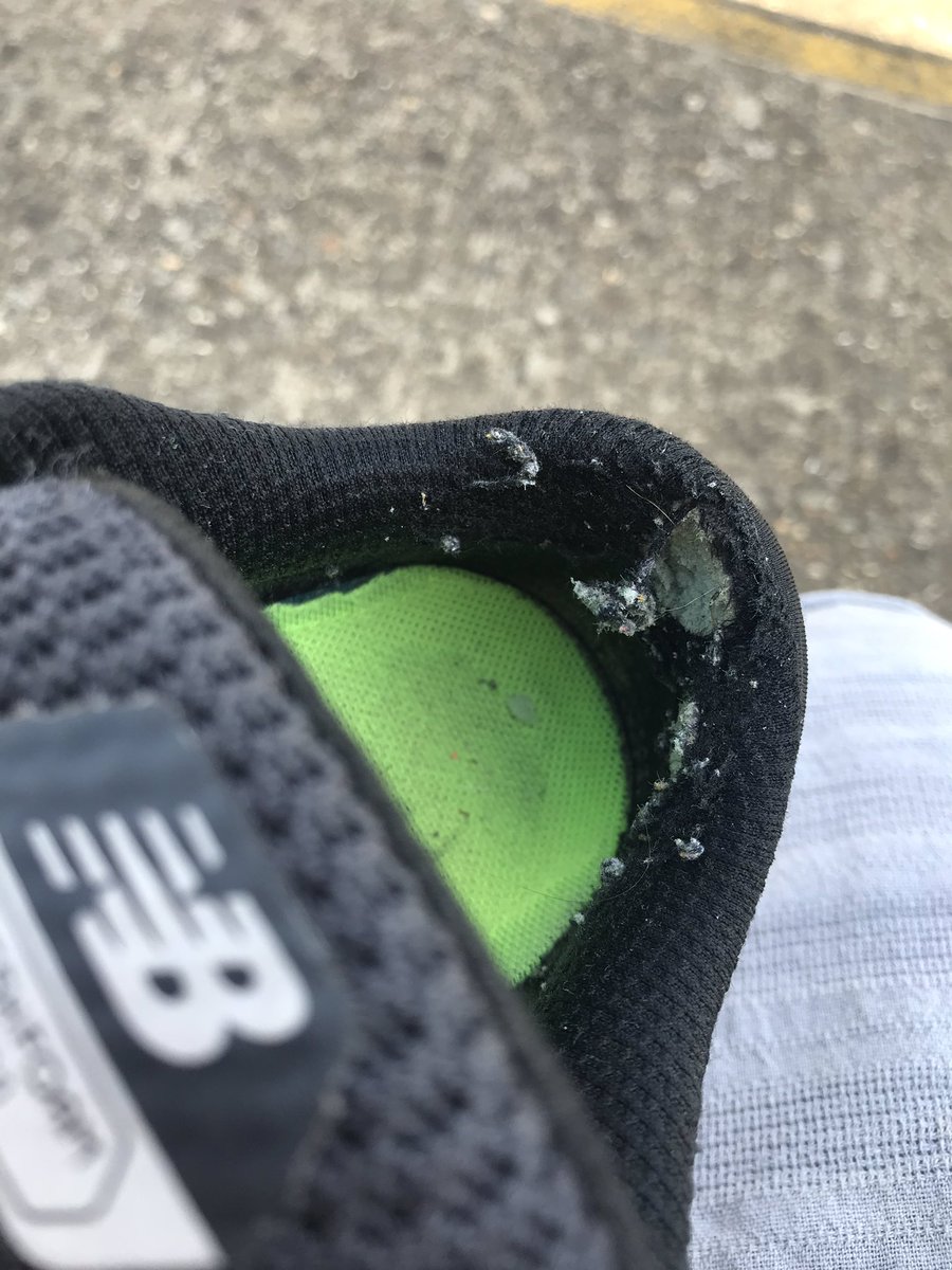 H_K_Taylor's tweet photo. @newbalance is this normal after 5 months?? https://t.co/UzVdFnUQvs