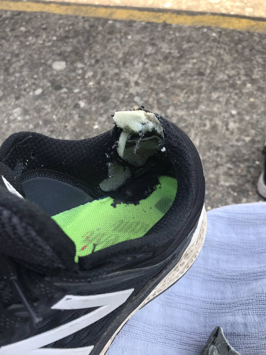 H_K_Taylor's tweet photo. @newbalance is this normal after 5 months?? https://t.co/UzVdFnUQvs