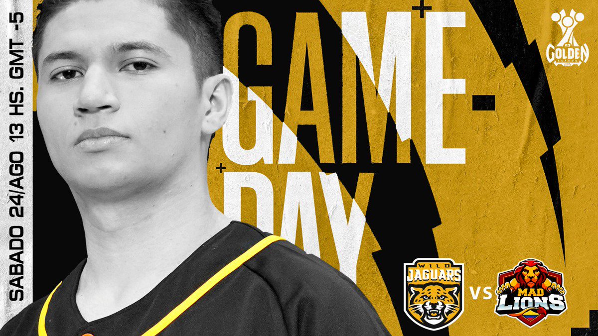 ¡🐆JAGUARES! Ha llegado la hora de la Gran Final hoy a la 1:00 PM contra MadLions en la #GoldenXLVP 🇨🇴 ¡No te pierdas esta GRAN FINAL.
--
Gracias a todos nuestros Fans por su acostumbrado apoyo 💪😍🥰..
--
YOUTUBE: youtube.com/channel/UCxCvH…
--
TWITCH: 
twitch.tv/lvpcol
--