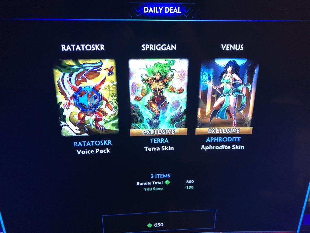 when do daily bundles update smite