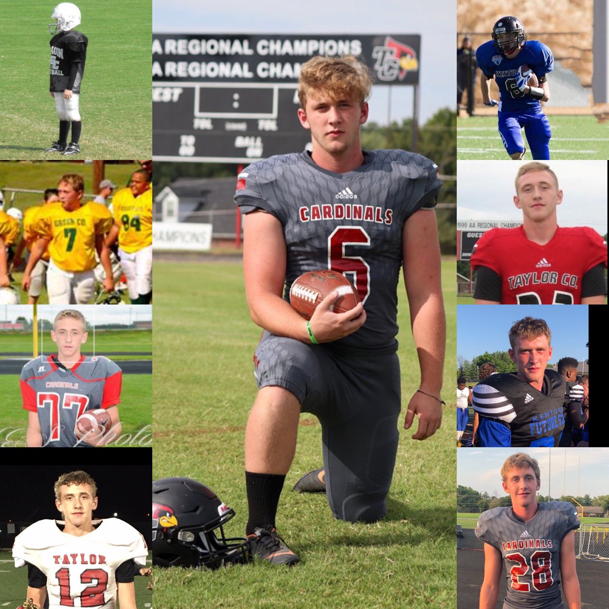 It’s Game Day!  What a difference a year can make!  I’ll always be his #1 fan!! My boy puts in work! <a href="/BenVaughn_22/">Ben Vaughn</a>  Go Cards! ❤️🖤🏈
