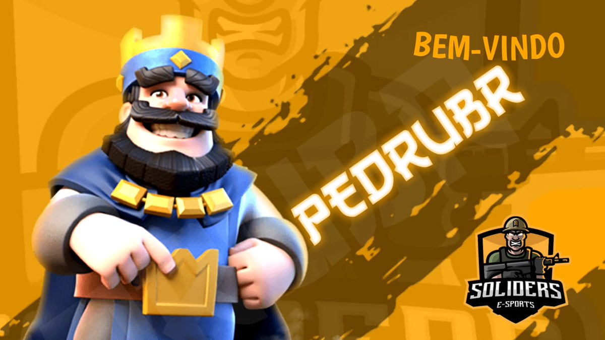 Hoje é dia de #anuncio,com muito orgulho anunciamos nosso novo player,Seja muito bem vindo @PedruCRBr,que venha muitas vitórias 🖤💛
#GoSOLIDERS🖤💛
#GoSLD🖤💛
#ANUNCIO🔥