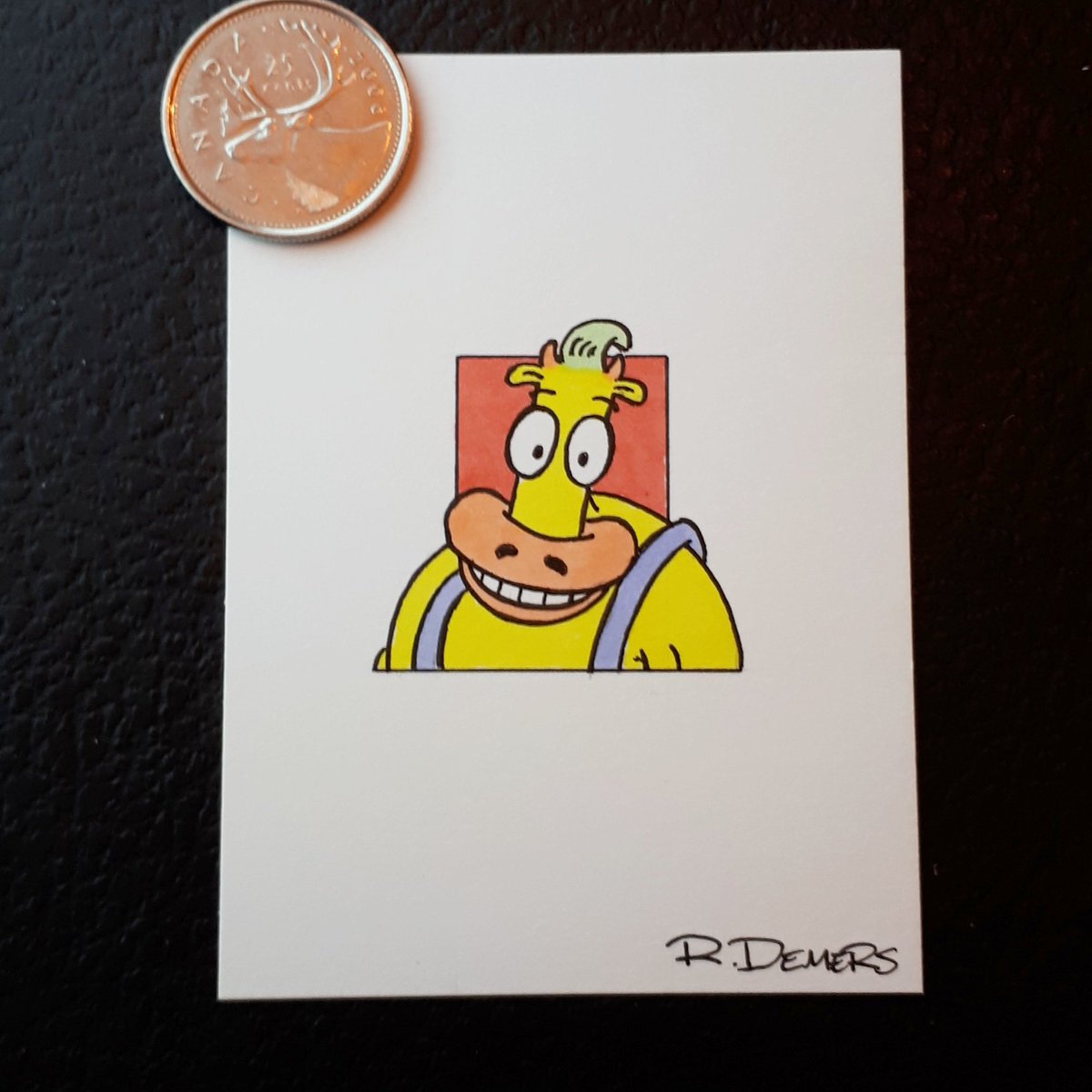 RobDemersArt's tweet photo. "That was a hoot!" - Heffer from Rocko’s Modern Life.

#HefferWolfe #RockosModernLife #RockosModernLifeStaticCling #fanart #RobDemersArt https://t.co/p2ssoRd41L