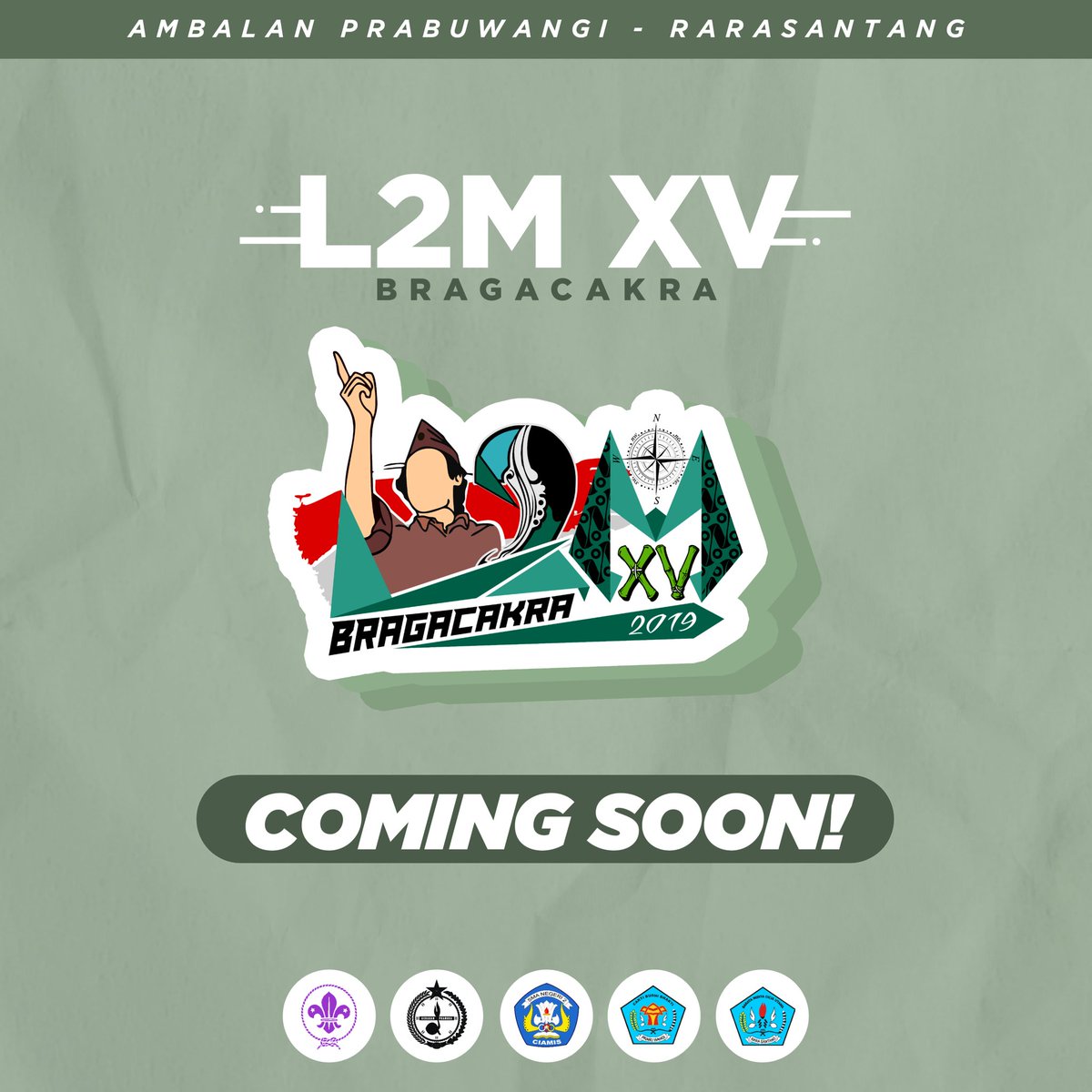 PrabaRasa's tweet photo. [COMING SOON!]
.
.
.
L2M (LOMBA LINTAS MEDAN) XV TAHUN 2019. Untuk info lebih lanjut, stay tune on instagram @prabarasa @l2mprabarasa 😊
----------------------------
@dkcciamis07 @dkd_Jabar @DK_Nasional @pramukaupdate @kwarnas @PramukaJabar @Pramuka_Ciamis https://t.co/k2uaNpLCvS