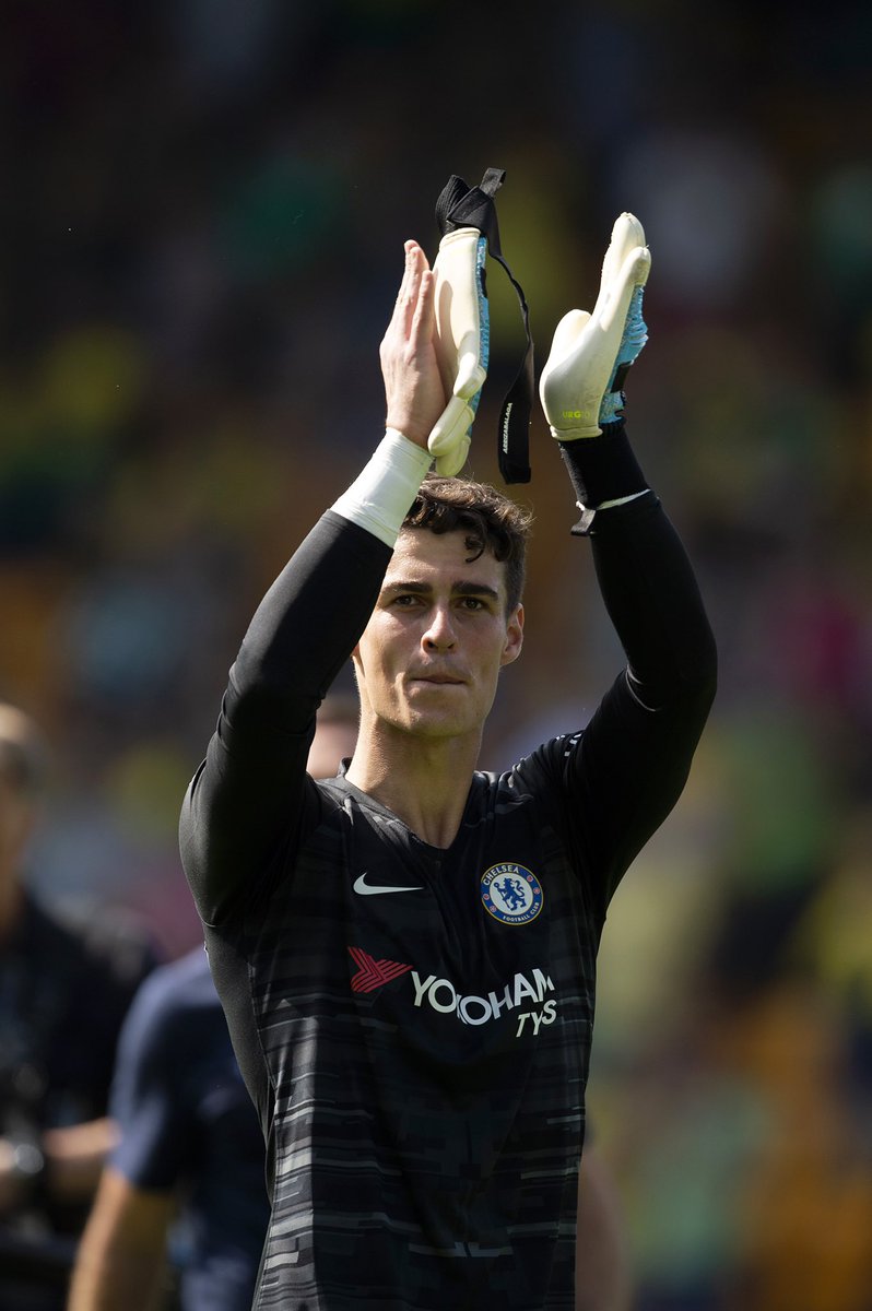kepa_46's tweet photo. First win of the season... we keep going! @chelseafc https://t.co/hOCX0rkdJX