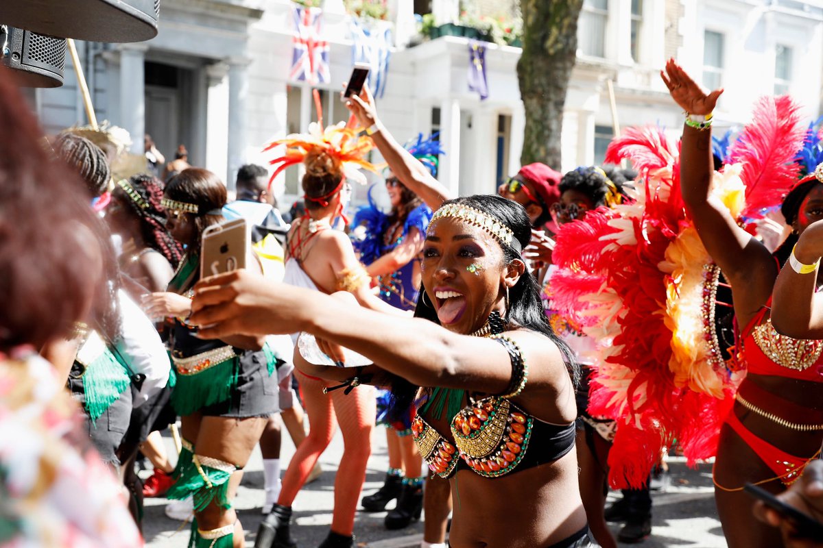 Happy  #NottingHillCarnival babes! Beautiful, rich, Black history being celebrated + displayed today! We love to see it 