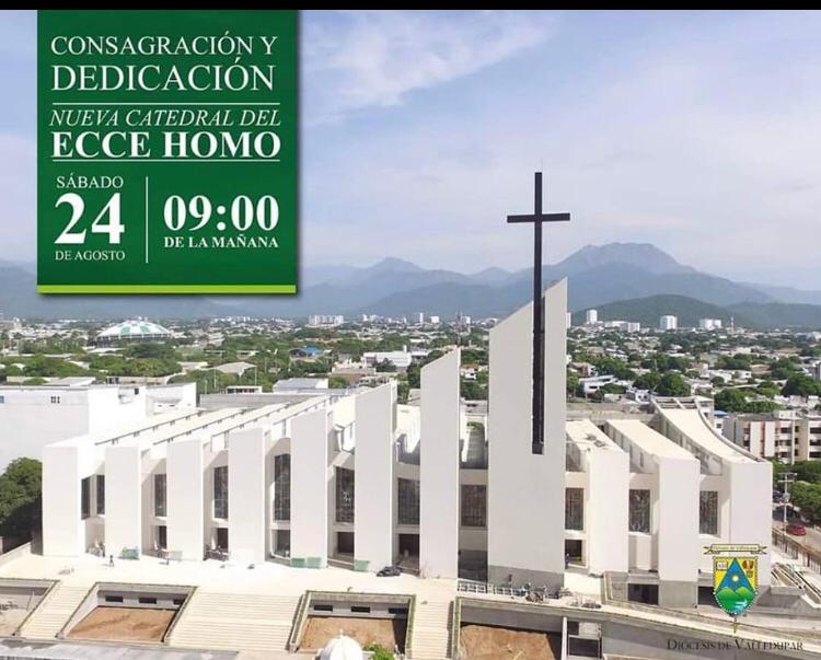 SiturCesar's tweet photo. Valledupar cuenta con la hermosa Catedral del Ecce Homo, en homenaje al patrono de la ciudad. Este nuevo atractivo ratifica a la ciudad como un gran destino para disfrutar del turismo cultural y religioso.
#Valledupar #TurismoCultural #TurismoReligioso
#SITURCesar #Cesar https://t.co/CJsB091MXp