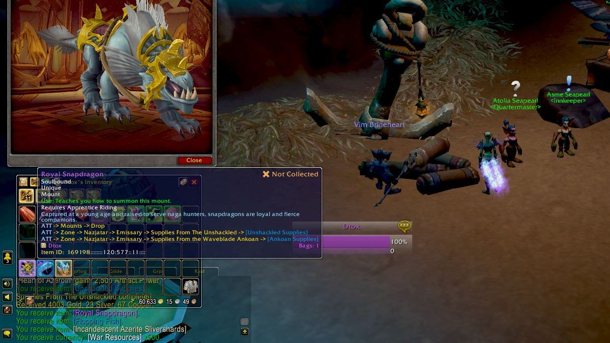 Tinnitussi's tweet image. Today is a good day
"All in" one Box😀
#RoyalSnapdragon #Mount #FloppingFish #Toy #IncandecentAzeriteSilvershardsRank4 #Legendary #PowerIsBeautiful #achievement  #theunshackled #UnshackledSupplies