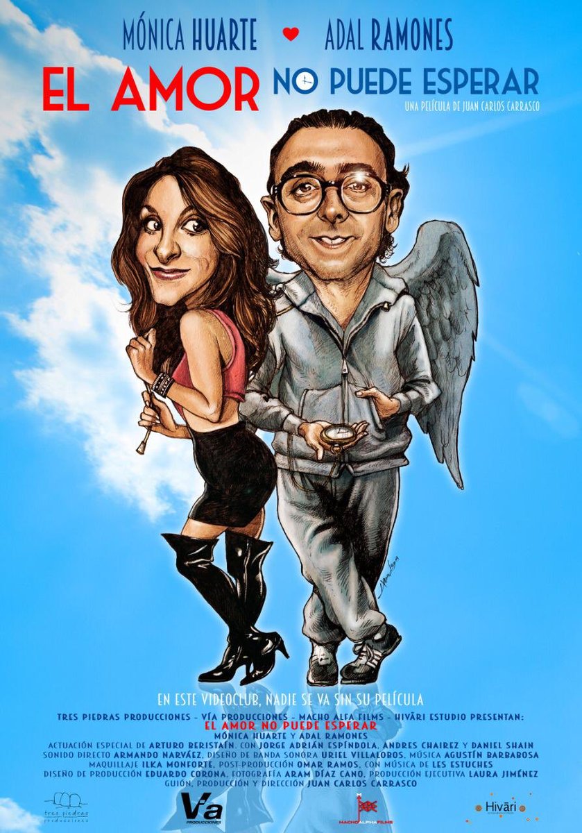 AdalRamones's tweet photo. Ahí les paso el póster de esta peli que hicimos mi amada @monicahuarte y un servidor. #ElAmorNoPuedeEsperar Dir. @jcccarrasco Nos vemos en el festival de cine de #torreon y #Cholula Una comedia romántica en un solo plano secuencia 🎥 #cine 🎬#movie https://t.co/C7rOa0NL7G