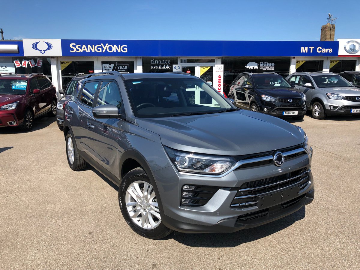 mtc_subaru's tweet photo. JUST ARRIVED! The all new SsangYong Korando from £19,995. In stock here at MT Cars, Whittlesey. https://t.co/2MqldoHA6N 01733 308782. https://t.co/v4BzfTfcip