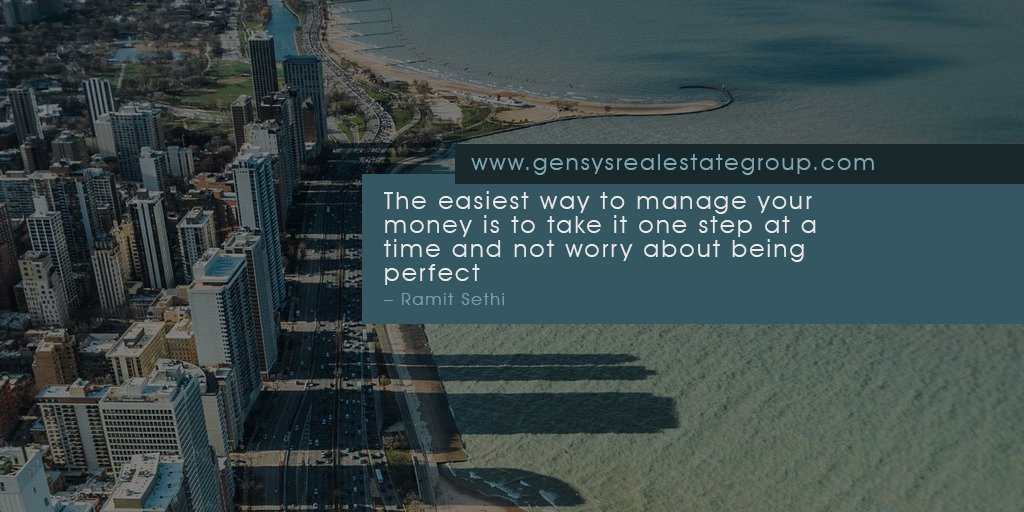 The easiest way to manage your money us to take it one step at a time and not worry about being perfect. 

gensysrealestategroup.com

#ncrealtor #ncrealestate #ncrealestateagent #ncrealestateinvestor #ncrealestatebroker #propertyfinder #realestateexpert #realestateagent #realtor