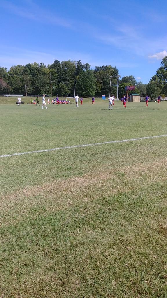 WYVERNS avoid being shutout with Michael Crinot's goal at 4 minutes in the second half.  WYVERNS trail 1-3.
