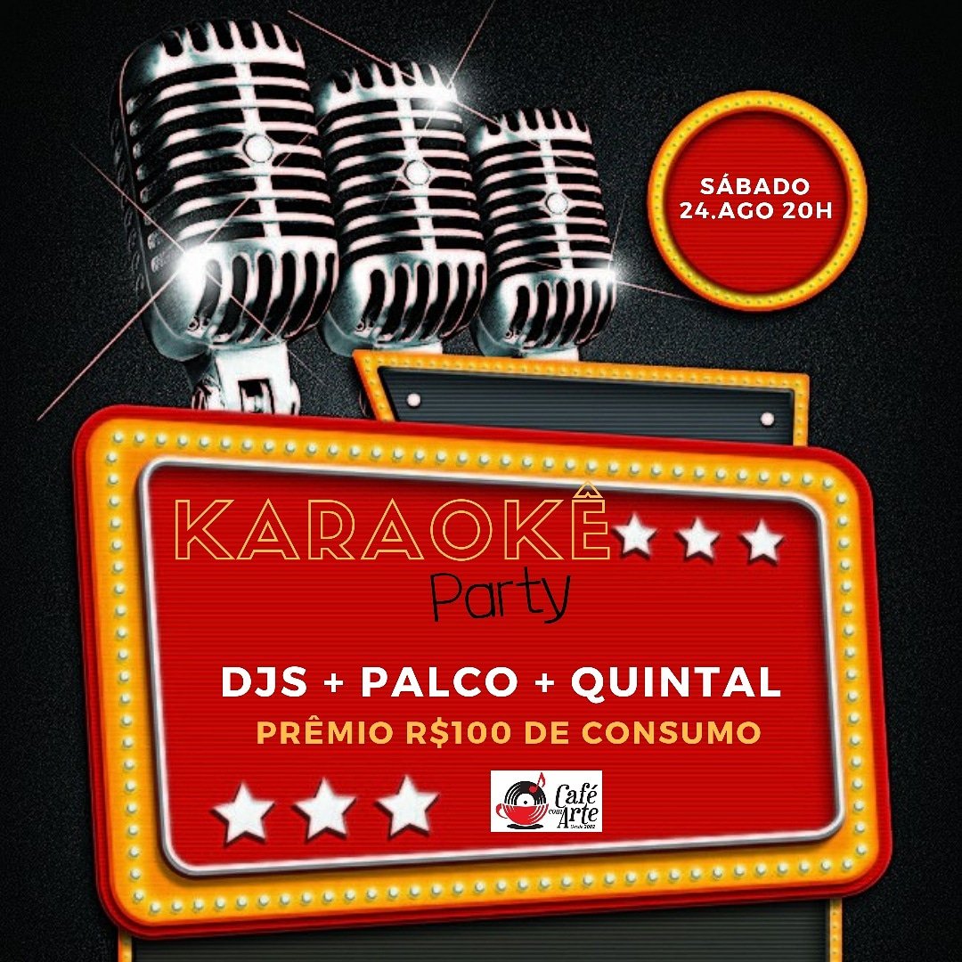 mateusrui20's tweet photo. 🎙SORTEIO🎙

Valendo 1 ingresso + balde de cerveja de 600ml para a festa Karaokê Party. Ta afim? RT pra participar com a tag #karaokePartyNoCafe 

Resultado sai hoje às 18h. https://t.co/ZvP5rEQjrr