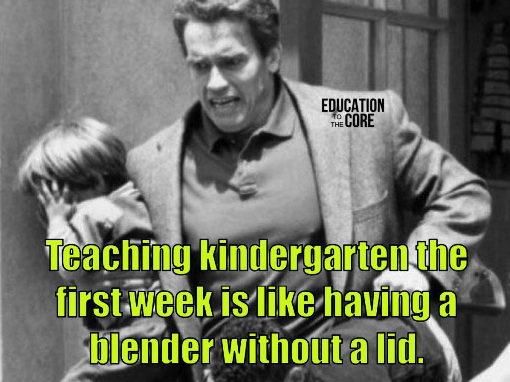 Reflecting on an amazing first week of full-day kindergarten. Lots of pics and tweets to follow! It really was nothing like this! Well- maybe just a little.#kindercrew #enjoytheview #viewourstory <a href="/VV_Voyagers/">VV Voyagers</a>