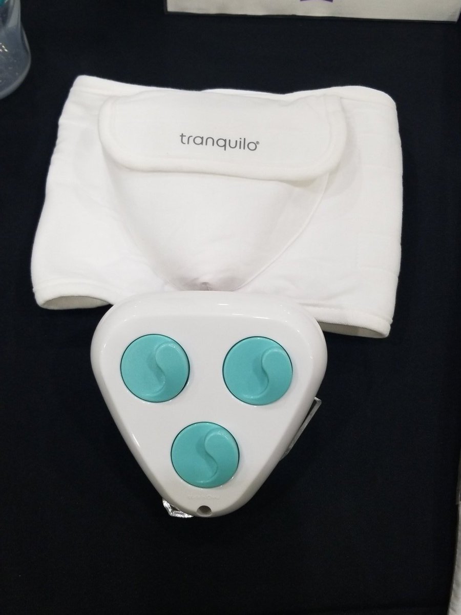 Checking out the Baby Soothe Massager at the Chicago Baby Show. <a href="/TranquiloMat/">Tranquilo Mat</a> #ChicagoBabyShow #CHBSBlogger