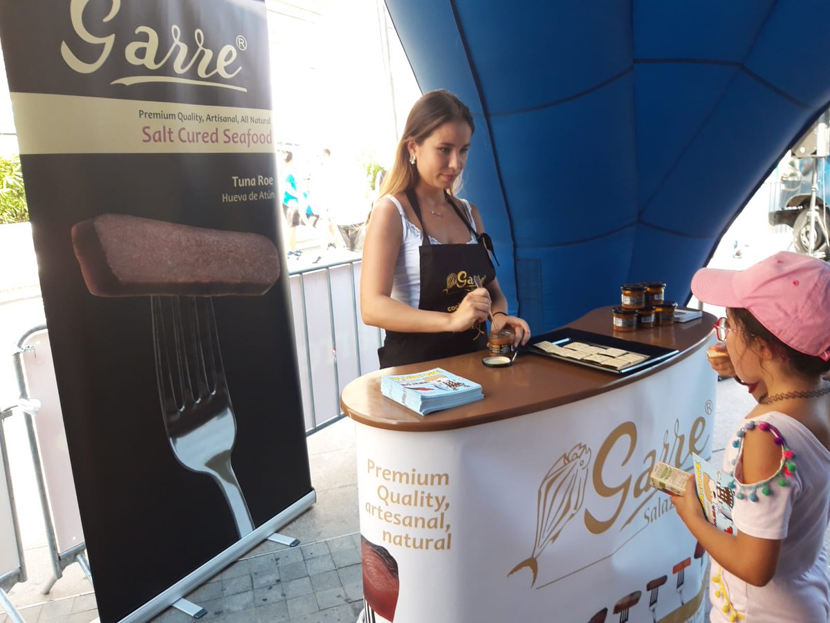 GarreVentas's tweet photo. #Salazones Garre en el foodftrack de #Carrefour #Vuelta2019 de #España en #Torrevieja, con el #garum de la región de #Murcia https://t.co/28BdBjW6fA https://t.co/T6iRrfxoji