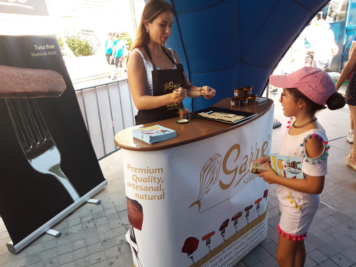 #Salazones Garre en la primera etapa de #Vuelta2019 de #España en #Torrevieja, con lo mejor de la región de #Murcia